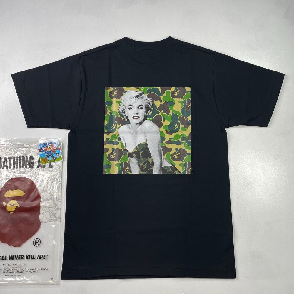 Marilyn Monroe x A Bathing Ape Rare BAPE Tee Size S
